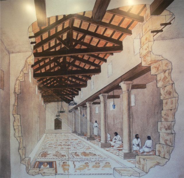 Wiederausgegrabene Synagoge in Zippori - Israel